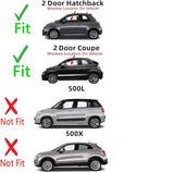 Driver Left Side Door Window Door Glass Compatible with Fiat 500 / 500C / 500e 2012-2019 Models
