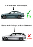 Tempered Driver Left Side Front Door Window Door Glass Compatible with BMW 3-Series 320i 330i 330e 4-Door Sedan 2019-2024 Models