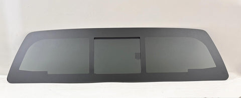 Manual Rear Back Slider Window Back Glass Compatible with Nissan Titan / Titan XD 2016-2025 Models