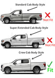 Tempered Driver Left Side Front Door Window Door Glass Compatible with Ford F150 4-Door Crew Cab 2023-2025 Models
