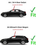Tempered Driver Left Side Front Door Window Door Glass Compatible with Audi A4 / S4 / A4 Allroad 2017-2025 Models