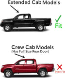 Clear Driver Left Side Quarter Window Quarter Glass Compatible with Toyota Tacoma 2&4 Door Extended Cab Pickup 2005-2015 Models