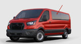 Privacy Movable Driver Left Side Rear Sliding Cargo Door Window Door Glass Compatible with Ford Transit 83.2" Low-Roof Van 2015-2025 Models (Low-Roof Van Only)