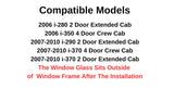 Sliding Back Window Glass Back Slider Compatible with Chevrolet Colorado/GMC Canyon Pickup 2004-2012 Models