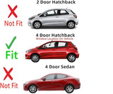 Driver Left Side Front Door Window Door Glass Compatible with Toyota Yaris 4 Door Hatchback 2012-2019 Models