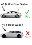 With Antenna Style Heated Rear Back Window Back Glass Compatible with Audi A6 A6-Quattro S6 4-Door Sedan 2012-2018 Models (Not For Wagon Style)