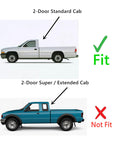 Rear Sliding Window Glass 3 Panel Manual Back Slider (Gasket Included) Compatible with Ford Ranger Pickup / Mazda B2300 B3000 B4000 1983-1997 2-Door Standard Cab Models