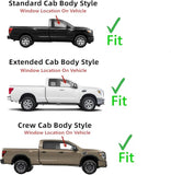 Passenger Right Side Front Door Window Door Glass Compatible with Nissan Titan 2017-2024 Models / Titan XD 2016-2024 Models