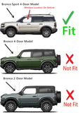 Tempered Driver Left Side Front Door Window Door Glass Compatible with Ford Bronco Sport 2021-2025 Models (Not For Bronco)