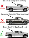 Ford F150 F250 F350 F450 F550 4 Door Crew Cab Rear Door Window Glass 2015-2022