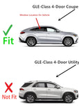 Tempered Privacy Passenger Right Side Rear Door Window Door Glass Compatible With Mercedes Benz GLE-Class GLE450 GLE53AMG GLE63AMG 4-Door Coupe 2021-2024 Models