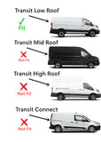 Heated Back Window Back Glass Passenger Right Side Compatible with Ford Transit 83.2" Low-Roof Van 2015-2025 Models (Not for Mid/High Roof Transit, or Transit Connect)