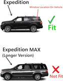 Tempered W/ Antenna Driver Left Side Quarter Window Quarter Glass Compatible with Ford Expedition 2018-2024 Models ( Not For Expedition Max )