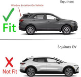 Privacy Heated Back Tailgate Window Back Glass Compatible with Chevrolet Equinox 2018-2024 Models