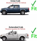 Driver Left Side Front Door Window Door Glass Compatible with Suzuki Equator 2009-2012 Models/Nissan Frontier Pickup 2005-2021 Models