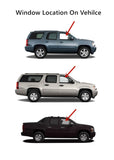 Tempered Privacy Passenger Right Side Front Door Window Door Glass Compatible with Chevrolet Tahoe Suburban Avalanche 2007-2011 Models