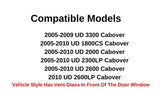Driver Left Side Door Window Door Glass Compatible with Nissan UD1800 UD2000 UD2300 UD2600 UD3300 2005-2010 Models