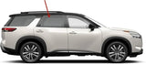 Tempered Passenger Right Side Rear Door Window Door Glass Compatible with Nissan Pathfinder 2022-2024 Models