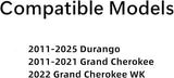 Laminated Passenger Right Side Front Door Window Door Glass Compatible with Dodge Durango 11-25/Jeep Grand Cherokee 11-21/Grand Cherokee WK 2022 Models (Not For Cherokee, or Grand Cherokee L)