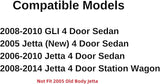 Passenger Right Side Front Door Window Door Glass Compatible with Volkswagen Jetta 2006-2010 / Jetta (New) 2005 / GLI 2008-2010 4 Door Sedan Models / Jetta 4 Door Wagon 2008-2014