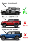 Driver Left Side Quarter Window Quarter Glass Compatible with Ford Bronco Sport 2021-2025 Models (Not for Bronco)