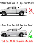 OEM Driver Left Side Rear Door Window Door Glass Compatible with Ram Pickup 4 Door Crew Cab 2019-2025 Models (Not For 1500Classic)