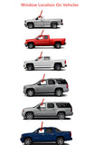 Tempered Driver Left Side Front Door Window Door Glass Compatible with GMC Sierra 1500 2012-2013 / Sierra 2500 . Sierra 3500 . Yukon . Yukon XL 2012-2014 Models