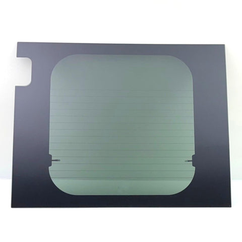 Driver/Left Side Back Window Glass Heated Privacy Tinted Color Replacement for Ram Promaster Cargo Van 2014-2026