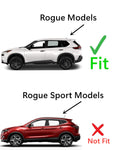 Chrome Moulding Style Tempered Driver Left Side Quarter Window Quarter Glass Compatible with Nissan Rogue 2021-2025 Models (Not For Rogue Sport)