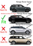 Tempered Passenger Right Side Rear Door Window Door Glass Compatible with Land Rover Range Rover Velar 2018-2024 Models