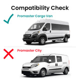 Driver/Left Side Back Window Glass Heated Privacy Tinted Color Replacement for Ram Promaster Cargo Van 2014-2026