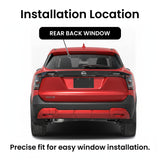 Heated Factory Privacy Back Tailgate Window Back Glass Compatible with Nissan Kicks 2025-2026 Models