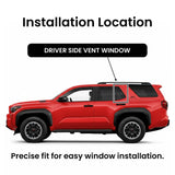 Driver Left Side Vent Window Glass Compatible with Toyota 4Runner 2025- 2026 Models