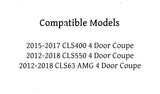 OEM Passenger Right Side Front Door Window Door Glass Compatible with Mercedes Benz CLS63AMG / CLS550 / CLS400 4 Door Coupe 2012-2018 Models