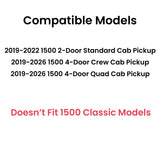 Privacy Stationary Back Window Back Glass Compatible with Ram Pickup 1500 2019-2026 Models (Not For 1500Classic)