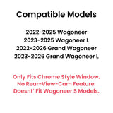 OEM Chrome Trim Heated Rear Back Tailgate Liftgate Window Glass Compatible with Jeep Wagoneer / Wagoneer L / Grand Wagoneer / Grand Wagoneer L 2022-2026 Models