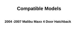 Driver Left Rear Door Window Door Glass Compatible with Chevrolet Malibu Maxx 4 Door Hatchback 2004-2007 Models