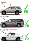 Driver Left Side Front Door Window Door Glass Compatible with Cadillac Escalade 2007-2014 / Escalade EXT  Escalade ESV 2007-2010 Models