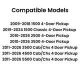OEM Passenger Right Side Front Door Window Door Glass Compatible with Dodge Ram Pickup 1500 2009-2018 &1500 Classic 2019-2024 & 2500 3500 2010-2025 & 3500Cab/Chs 4500 5500 2011-2025 4-Door Models