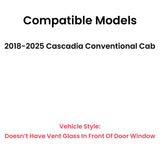 Driver Left Side Front Door Window Door Glass Compatible with Freightliner Cascadia 2018-2025 Models