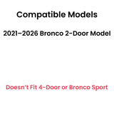 OEM Tempered Passenger Right Side Door Window Door Glass Compatible with Ford Bronco 2021-2026 2 Door Models