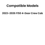 Tempered Passenger Right Side Front Door Window Door Glass Compatible with Ford F150 4-Door Crew Cab 2023-2026 Models