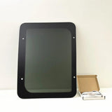 Privacy Stationary Passenger Right Side Rear Hinged Body Side Door Window Door Glass Compatible with Ford Econoline Van 1992-2016 Models
