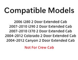 Driver Left Side Quarter Window Quarter Glass Compatible with Isuzu i280 i290 i370 2006-2010/Chevrolet Colorado 2004-2012/GMC Canyon 2004-2012 2 Door Extended Cab Models