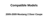 Factory Privacy Tinted Driver Left Side Quarter Window Quarter Glass Compatible with Ford Mustang 2-Door Coupe 2005-2009 Models