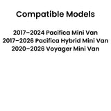 Driver Left Side Quarter Window Quarter Glass Compatible with Chrysler Pacifica / Voyager 2017-2026 Models