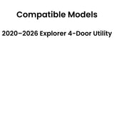 Passenger Right Side Quarter Window Quarter Glass Compatible with Ford Explorer 2020-2026 Models