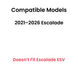 With Sensor Style Tempered Passenger Right Side Quarter Window Quarter Glass Compatible with Cadillac Escalade 2021-2026 Models ( Not For Escalade ESV)