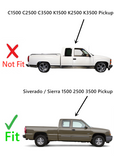 Movable Passenger Right Side Rear Quarter Window Quarter Glass With Frame & Latch Compatible with GMC Sierra 1999-2006 / Sierra Classic 2007 Extended Cab Pickup Models