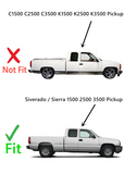 Privacy Movable Passenger Right Side Rear Quarter Window Quarter Glass With Frame & Latch Compatible with Chevrolet Silverado Pickup 2 Door Extended Cab 1999-2006 Models